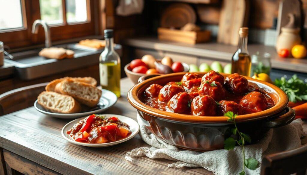 Albondigas as comfort food