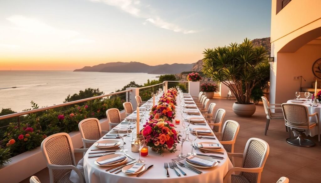 Exclusive dining Ibiza