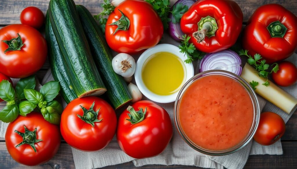 Gazpacho ingredients