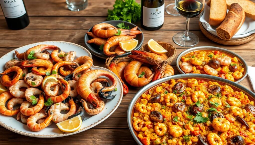 Rioja Seafood Dishes