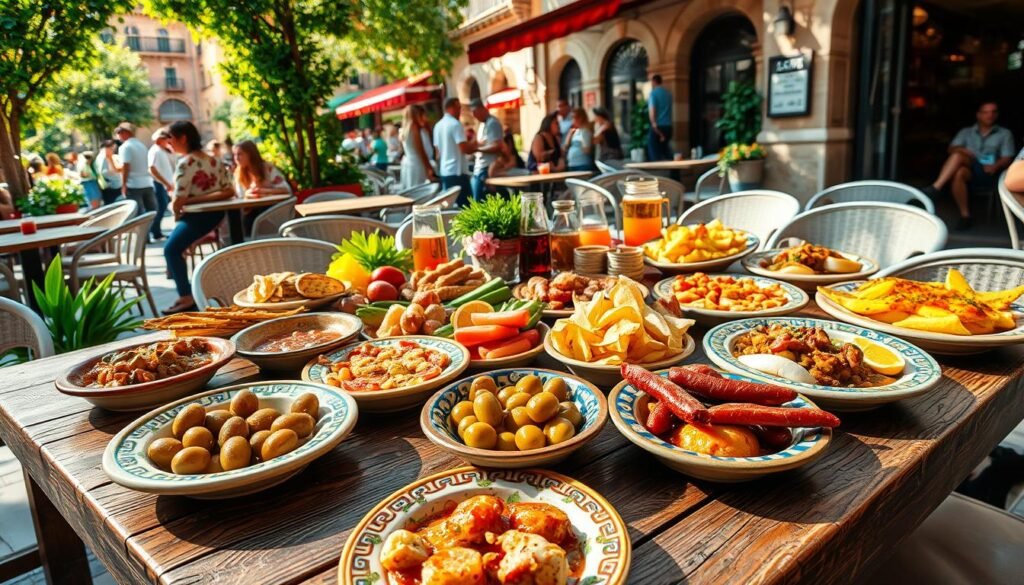 Seville tapas scene