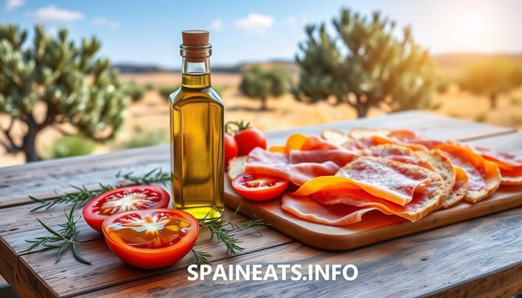 Spanish Olive Oil and Jamon