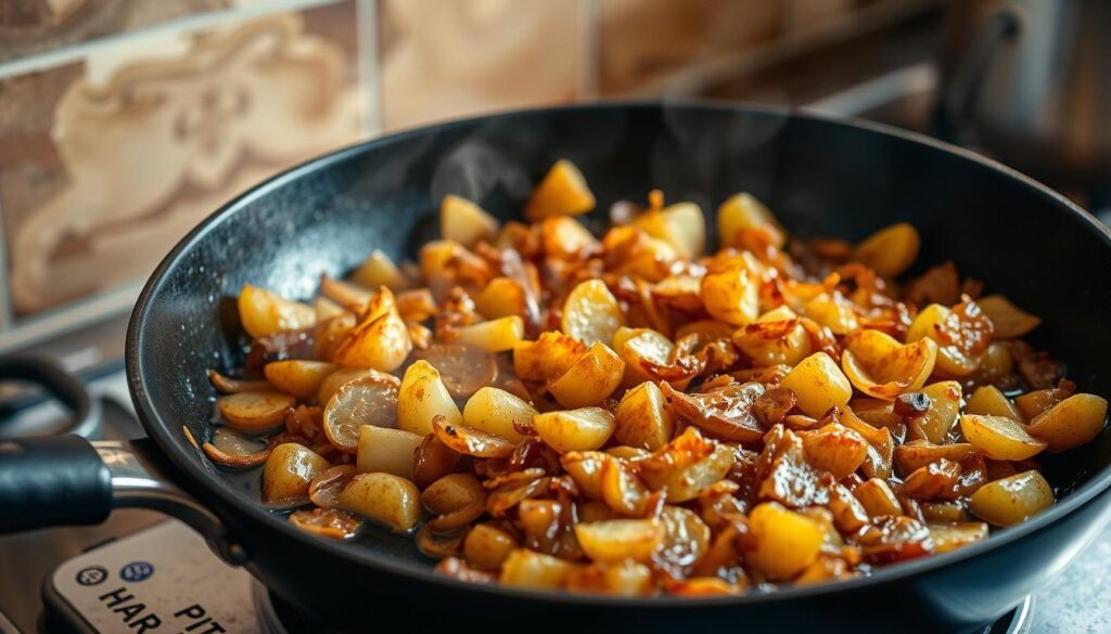 Spanish tortilla potatoes and onions