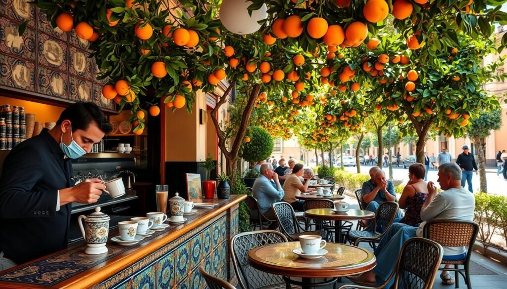 Seville's coffee culture